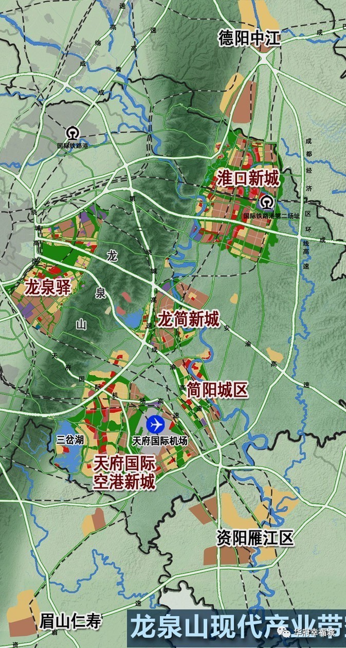 成都北部规划图片
