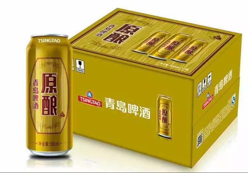 青岛啤酒原酿金罐价钱图片