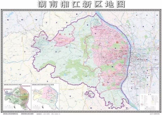 長沙重磅湘江新區地圖首次公佈規劃細節史上最全