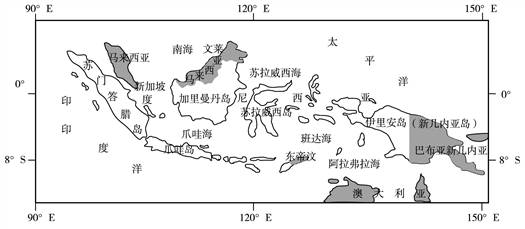 爪哇海地图图片