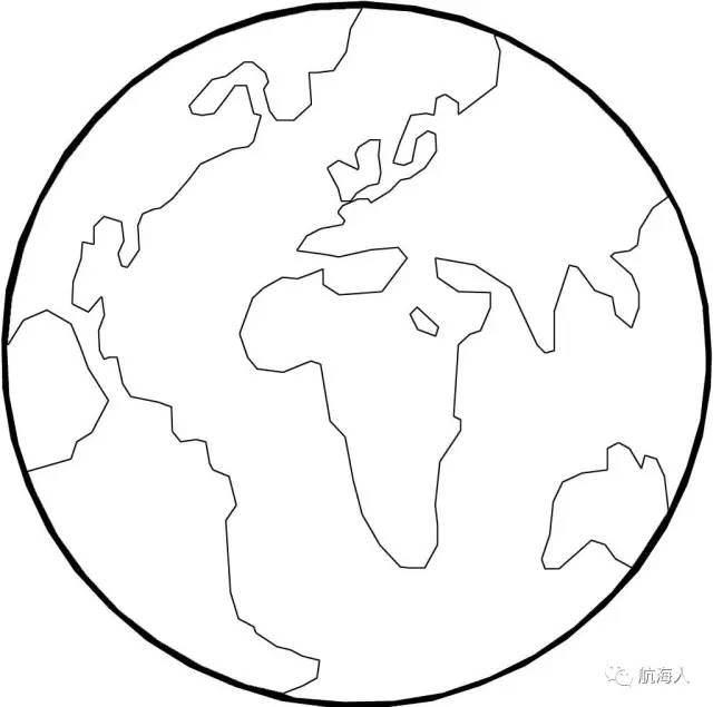 地球表面画法图片