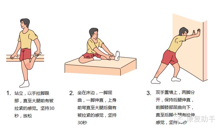 膝关节最佳锻炼方法图图片