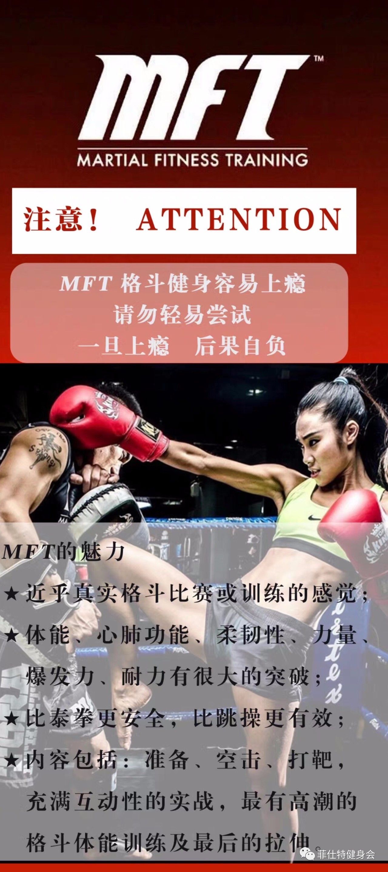 mft格斗健身海报图片