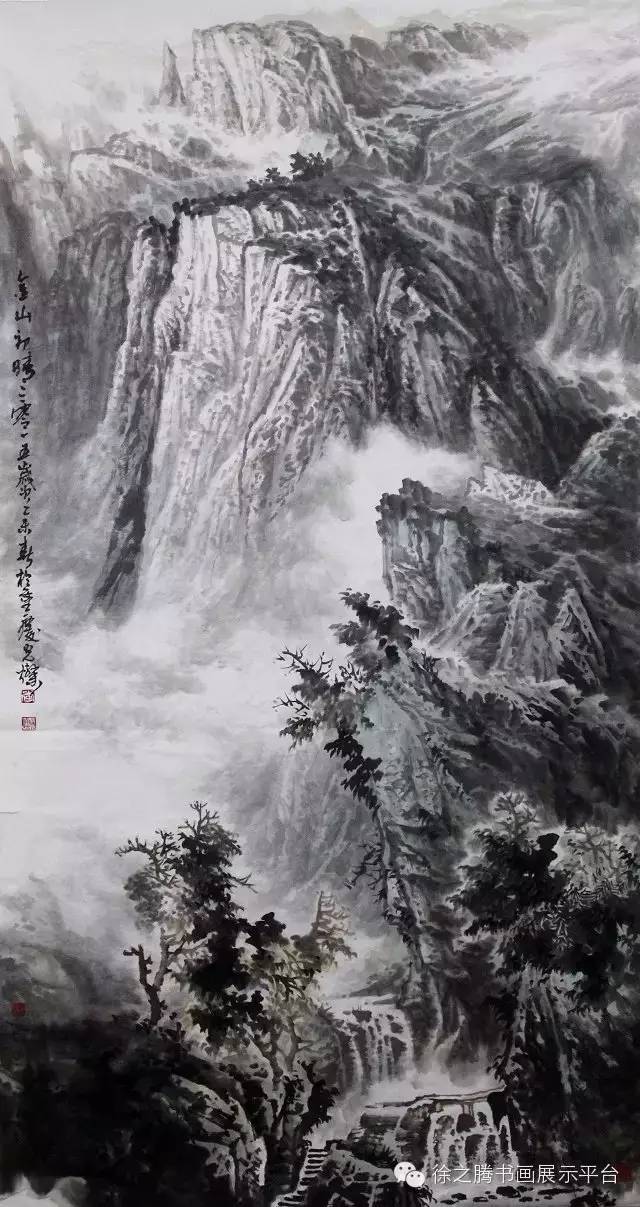 李光灿山水画作品图片