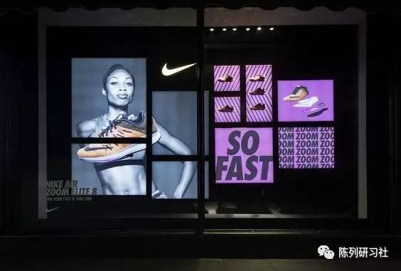 nike橱窗展示设计图片