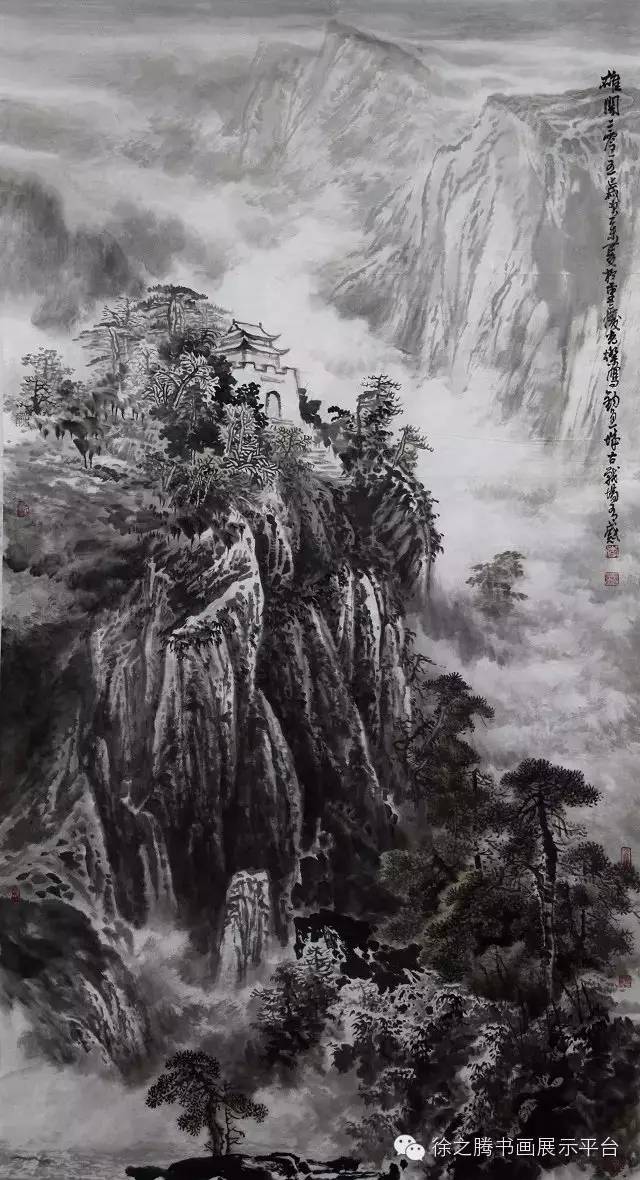 李光灿山水画作品图片