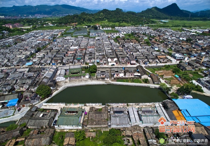 航拍廣東十大最美古村普寧泥溝