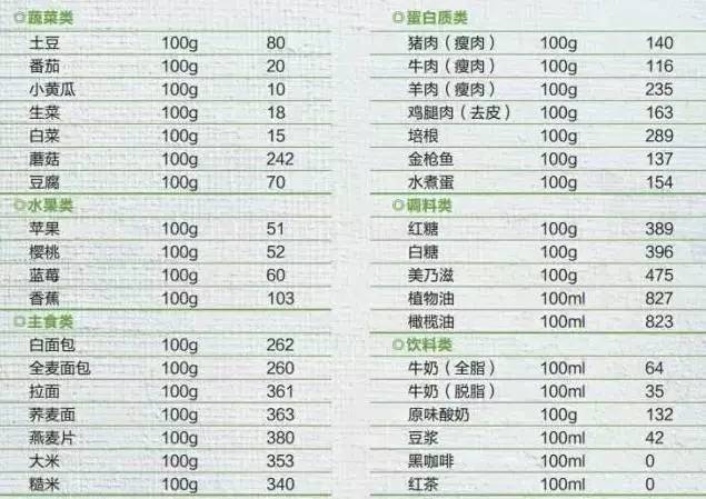 同時準備一個廚房秤來稱食物的重量,再根據熱量表計算總熱量