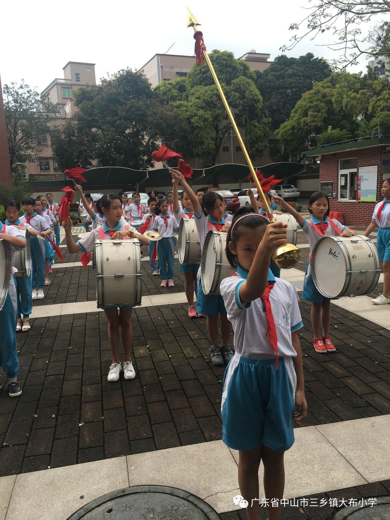 大布小學鼓號隊換屆儀式