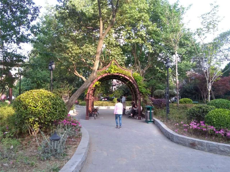 上海霍山公园图片图片