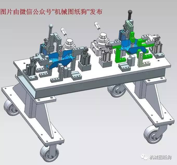 汽车零件焊接夹具设计