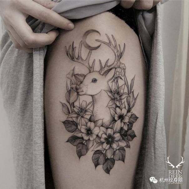 tattoo纹身素材鹿