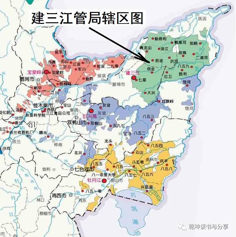 佳木斯建三江地图图片