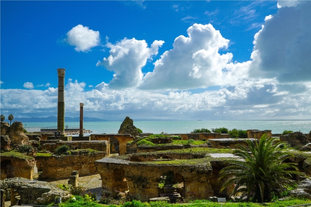 現存的迦太基古城遺址,多數是羅馬人在公元前146年到公元439年佔領時