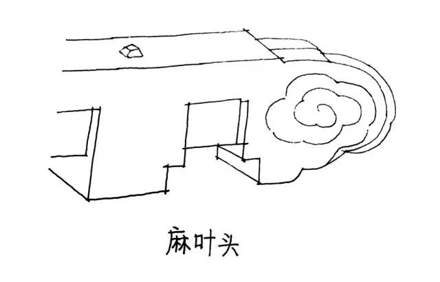 斗拱线稿图片