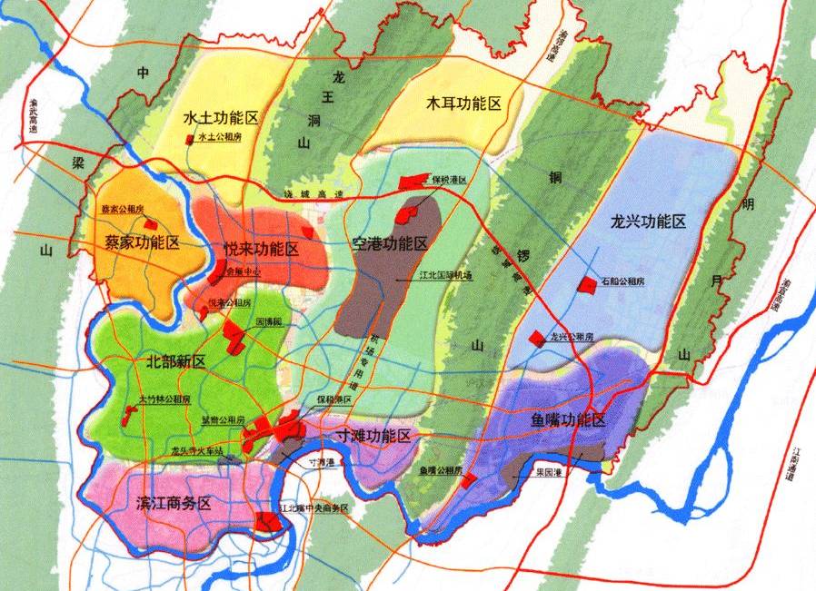 重庆龙洲湾未来规划图图片