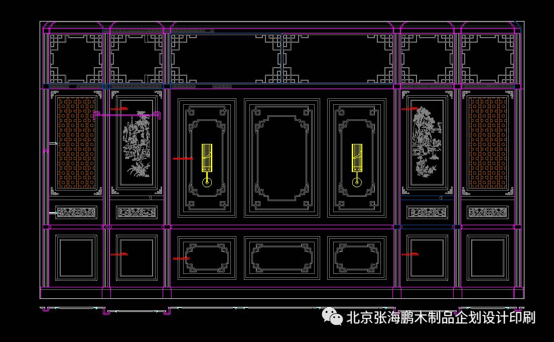 第370期】整木家居:客廳,餐廳,背景牆cad圖庫