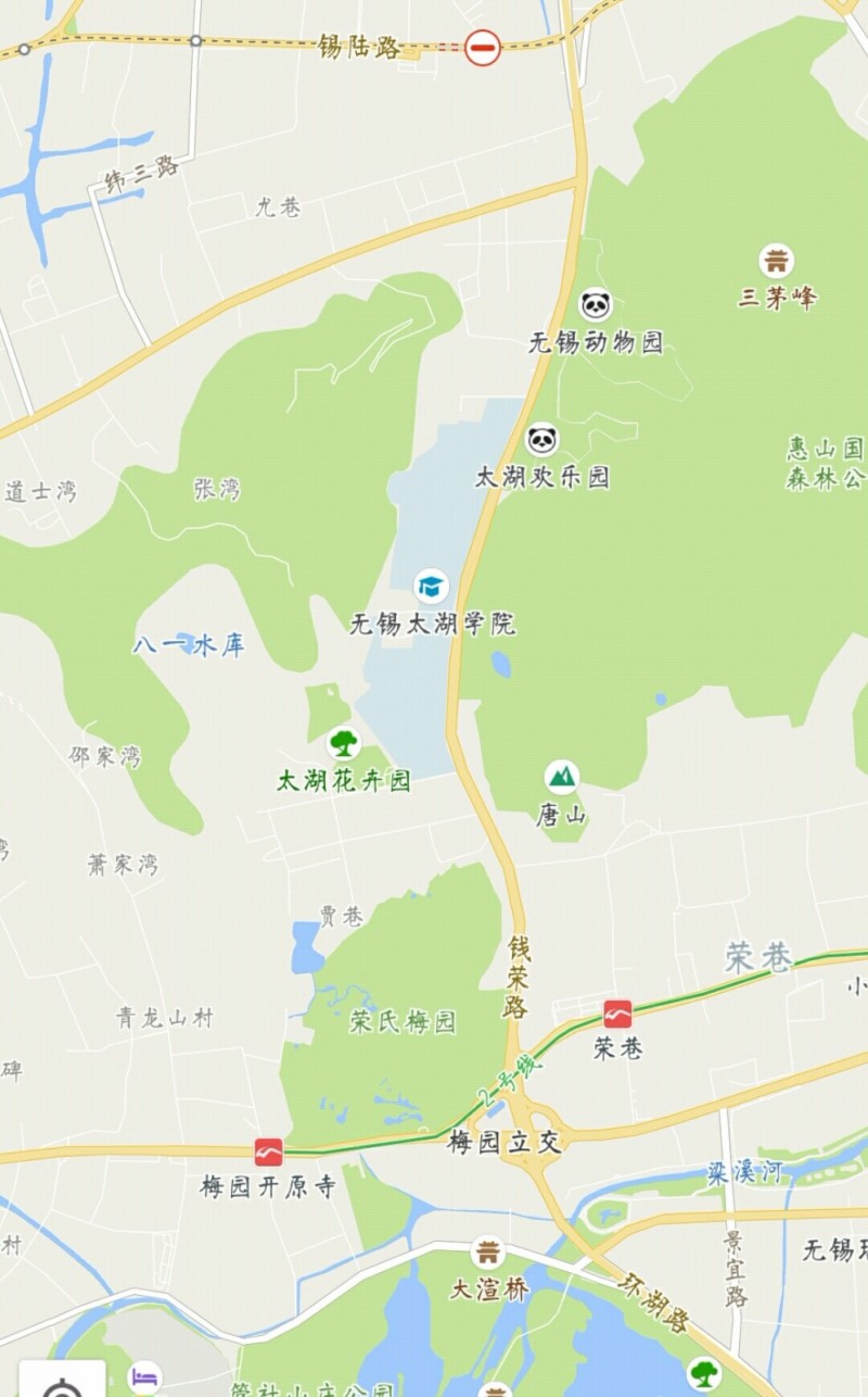 无锡太湖学院地图高清图片