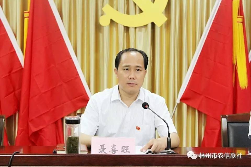 安阳市办党组成员,林州联社党委书记,理事长聂喜旺作重要讲话