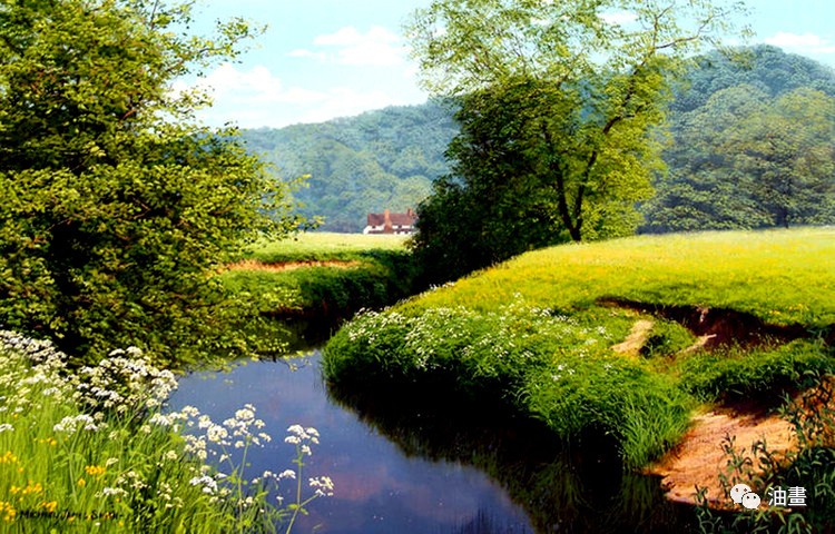 绝美乡村风景画,看了瞬间好心情