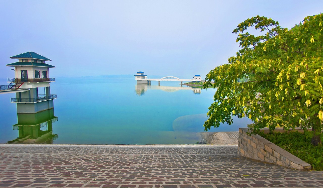 昌乐仙月湖风景区图片