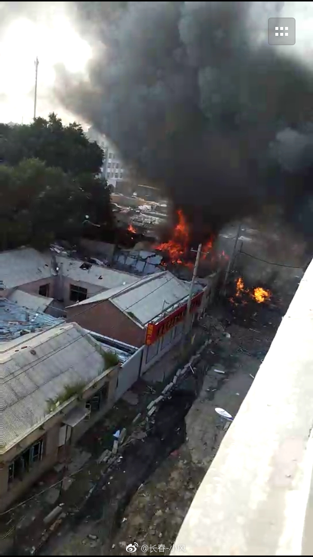 松原市宁江区建设街发生一起燃气管道爆炸事故