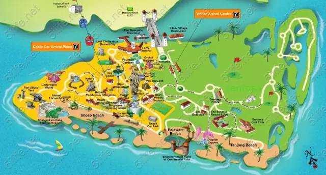 民丹岛地图图片