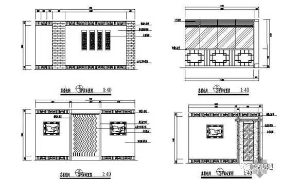 室內裝飾設計時都有哪些cad施工圖