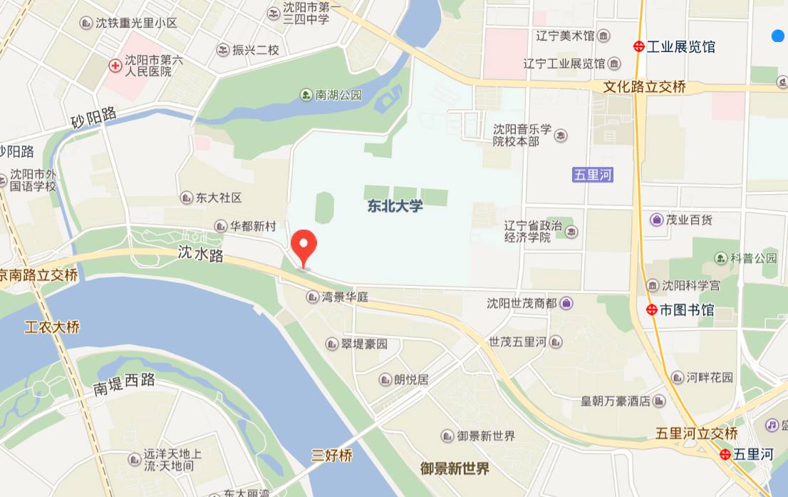 沈阳农业大学地图高清图片