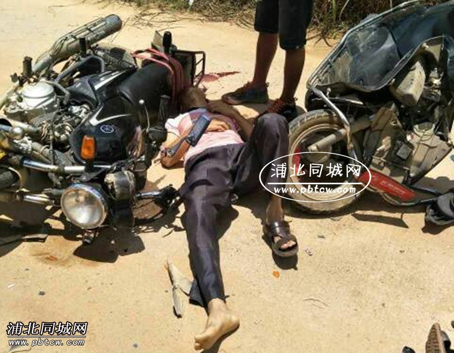 靈山邊境車禍,一人重傷被送醫院搶救