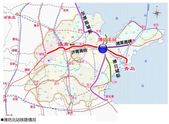 潍坊的铁路线图图片