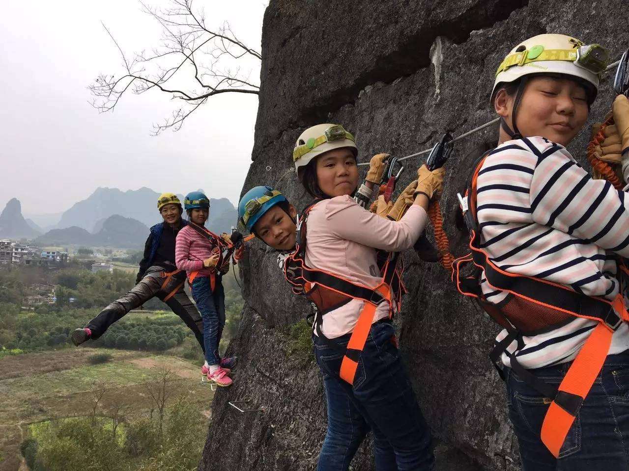 漓江边晨练,前往活动营地,团队游戏d3 8月5日阳朔燕村school青少年