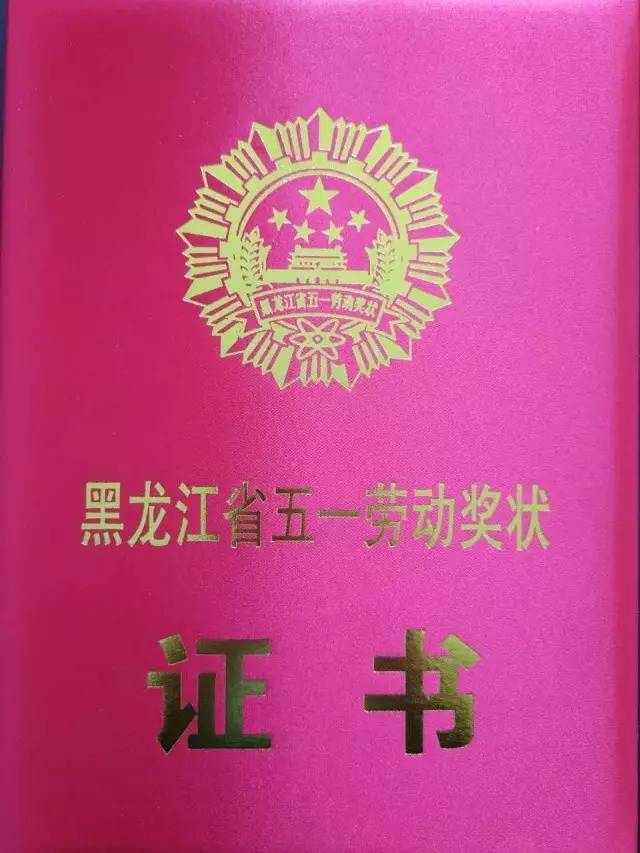 中車哈爾濱公司喜獲黑龍江省五一勞動獎狀榮譽稱號