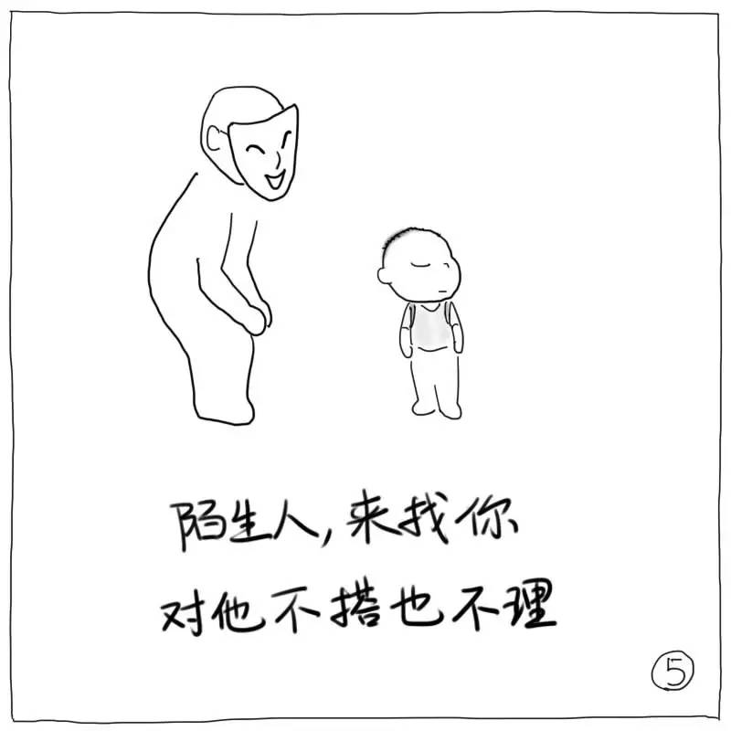 学会保护自己简笔画图片