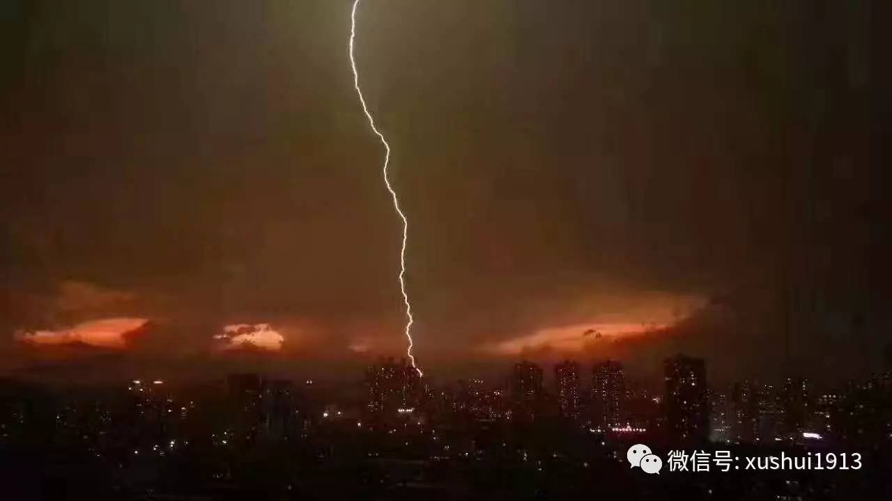 視頻丨在徐水,你沒見過這麼美的打雷又下雨,嘞哦