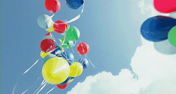 气球动图飞升图片