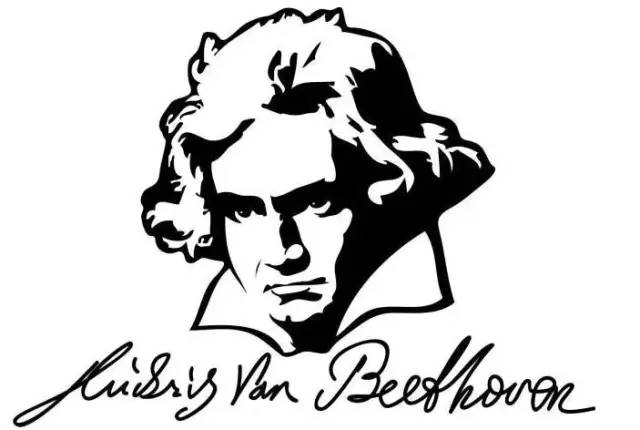 贝多芬原画图片