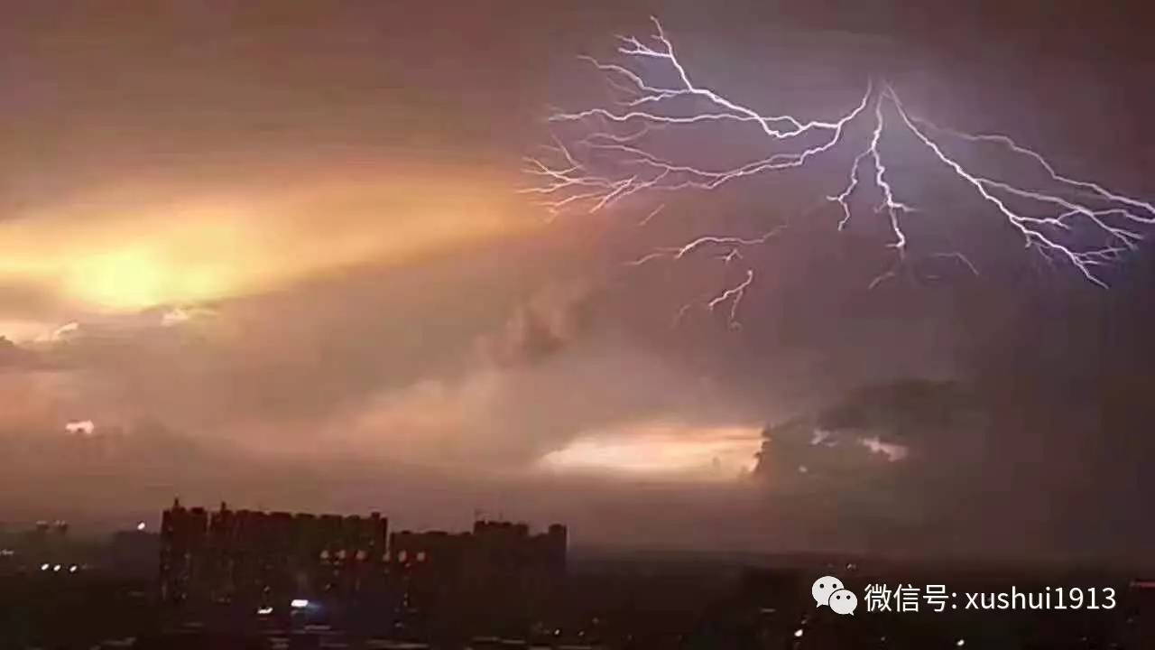 視頻丨在徐水,你沒見過這麼美的打雷又下雨,嘞哦