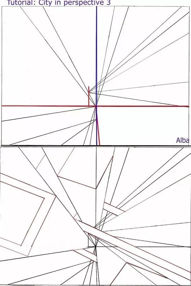 新手教程場景篇練完這組透視圖再也不用擔心場景畫不好了