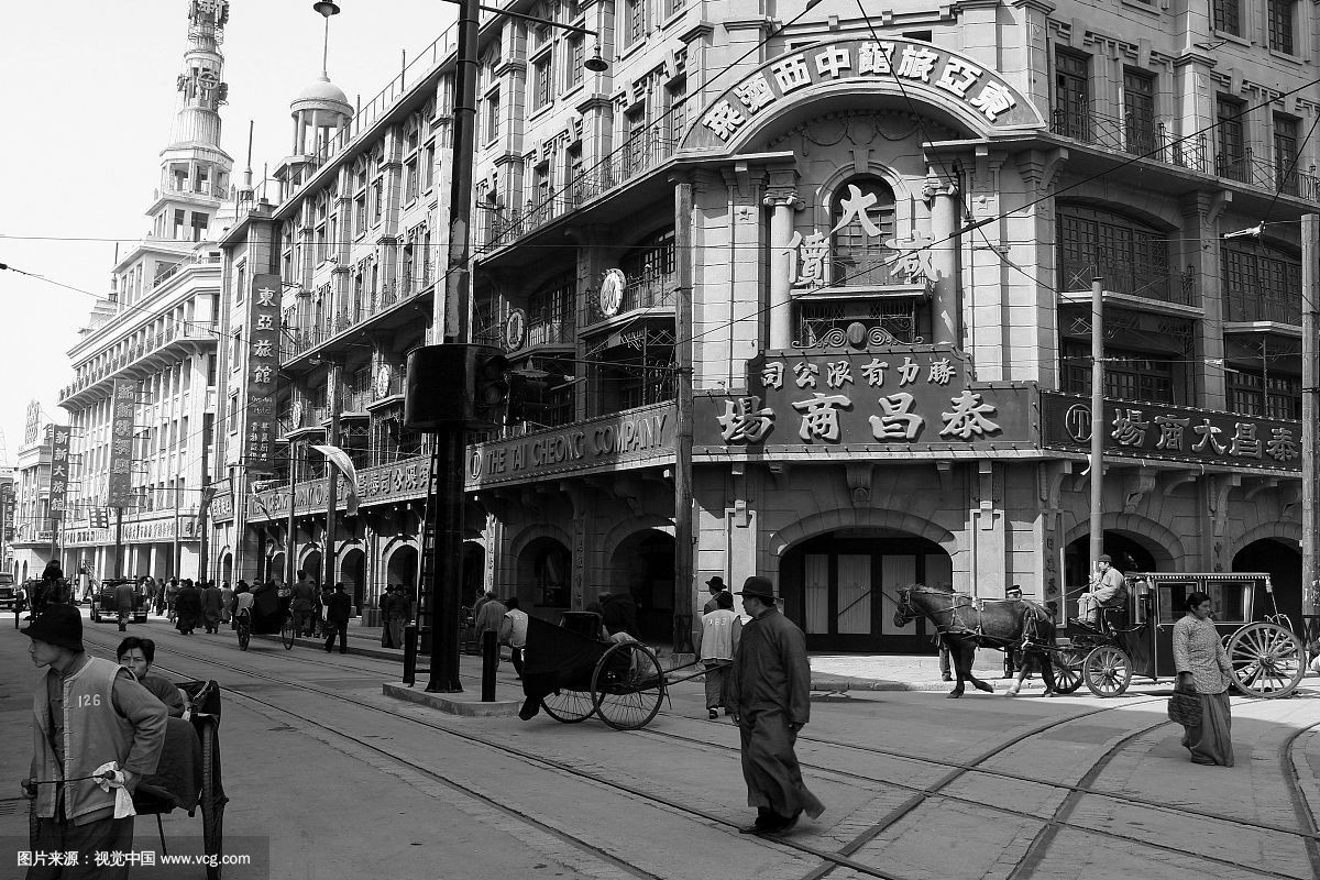 民国时期上海街头图片