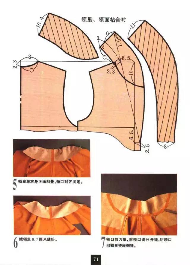 领型17种领子的纸样与制作