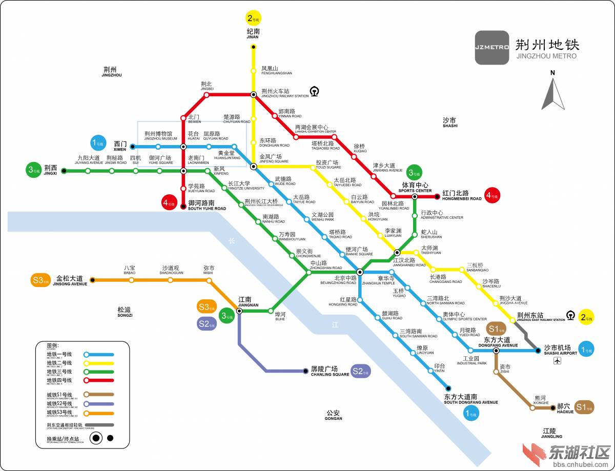 荆州地铁 线路图图片