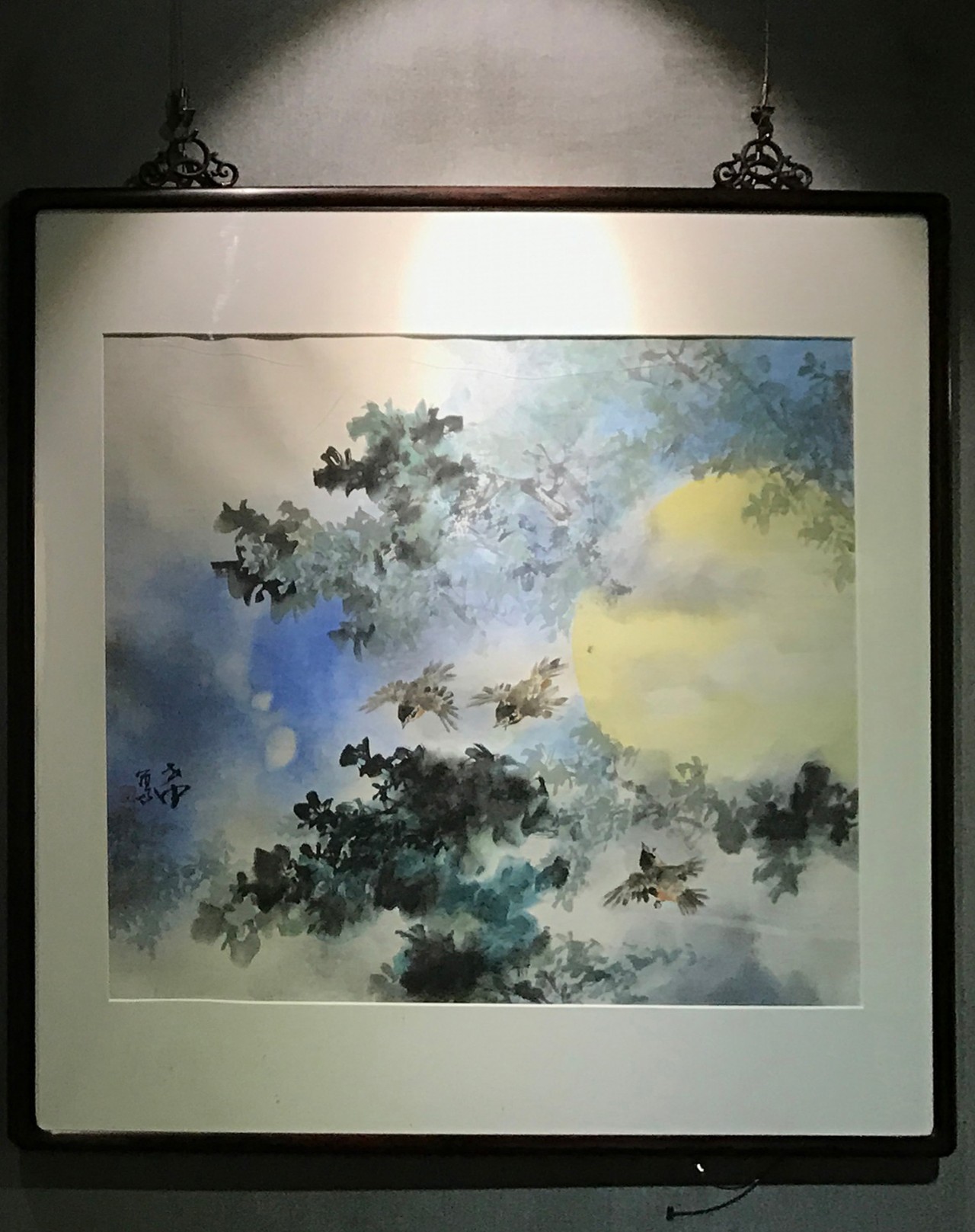 上海中外文化艺术交流协会美术馆开幕画展画家作品