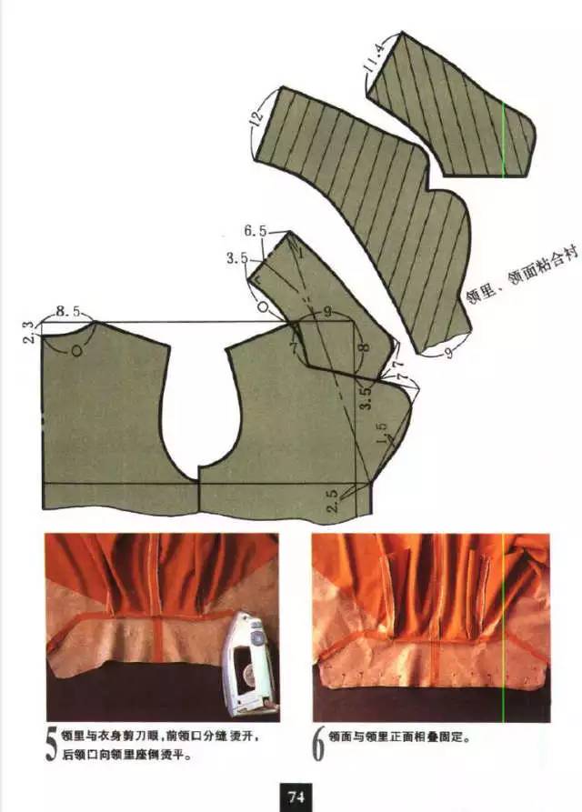 領型17種領子的紙樣與製作