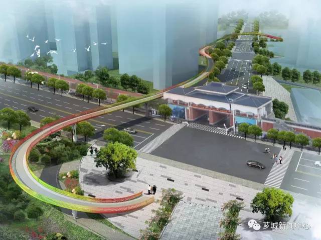 江滨路与钟法路闸口