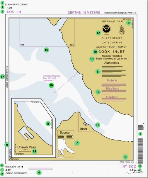 学航海别说你看得懂海图不信请看