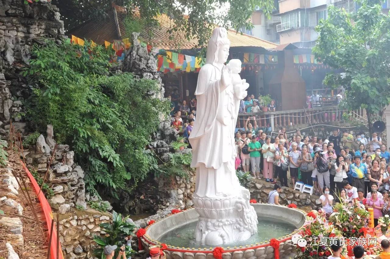 黄氏人丁兴旺送子观世音在邕建宁寺