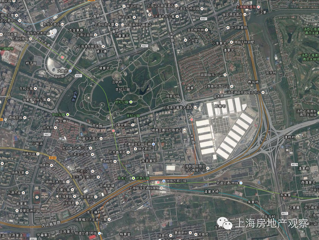 事实上,龙阳路在90年代的浦东整体规划中是浦东火车站的场地,因此在