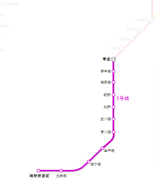 上海五号线地铁线路图图片