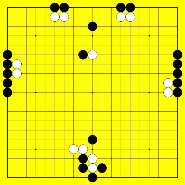 围棋征子爱心图图片